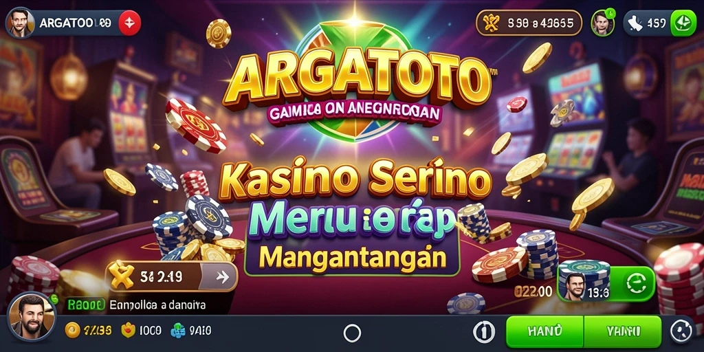 Tampilan gameplay kasino yang menarik di ARGATOTO.