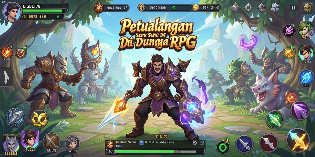 Tampilan gameplay RPG yang memukau di BIGBET78.