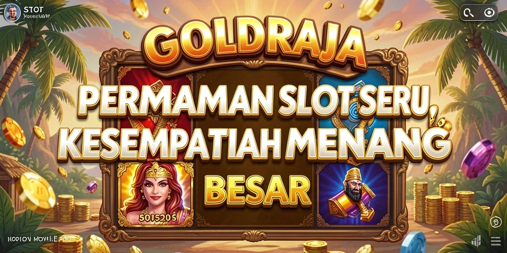 Screenshot GAMEPLAY SLOT yang mendebarkan di GOLDRAJA.