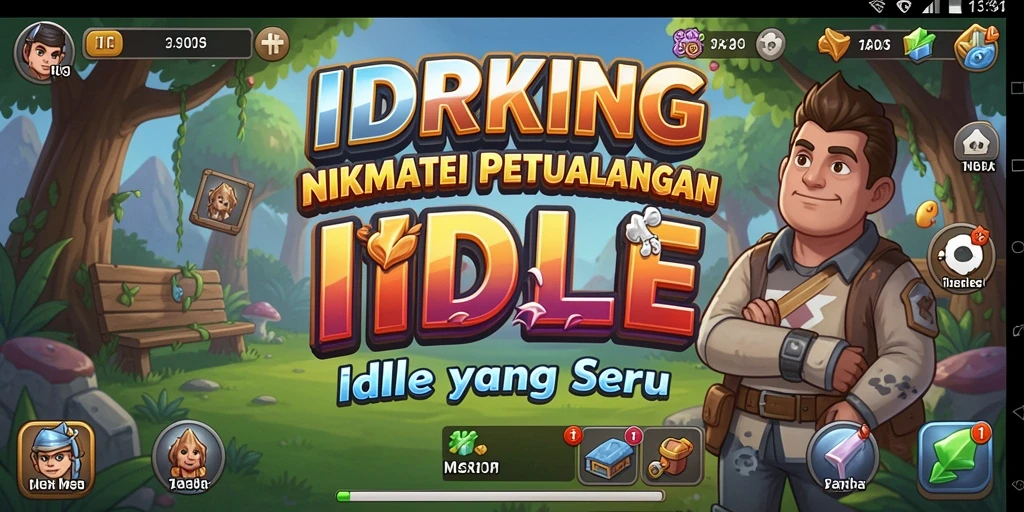 Tampilan menarik dari gameplay IDRKING yang seru dan menantang.