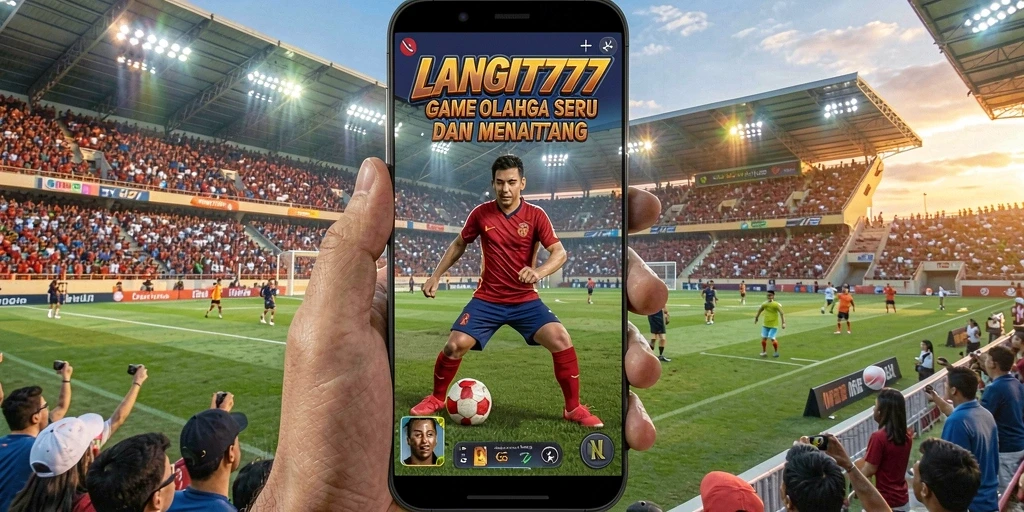 Tampilan screenshot LANGIT777 menunjukkan aksi permainan olahraga yang seru dan menarik.