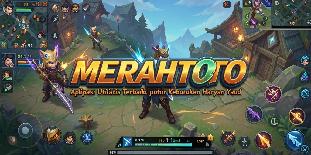 Tampilan antarmuka pengguna MERAHTOTO yang intuitif dan mudah digunakan.