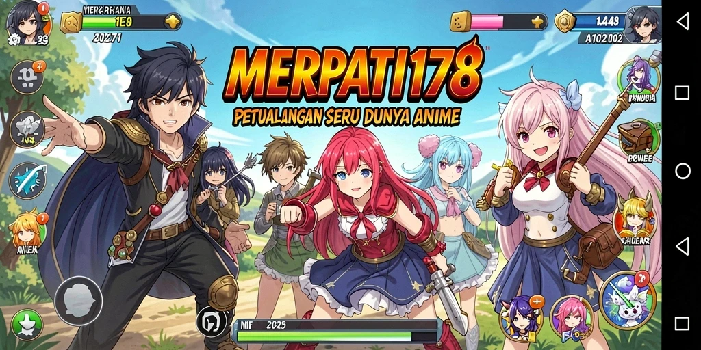 Gameplay seru dengan karakter anime yang ikonik.
