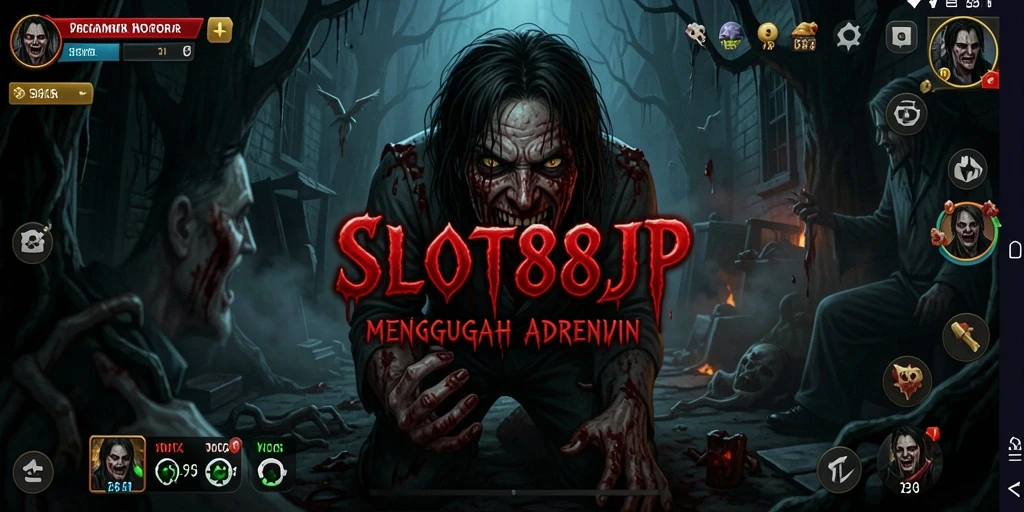 Tangkapan layar menampilkan gameplay yang menegangkan dan mencekam di SLOT88JP.