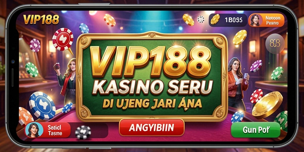 Tampilan gameplay kasino VIP188 yang memukau dan interaktif.